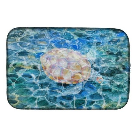 CAROLINES TREASURES Carolines Treasures BB5363DDM Sea Turtle Under Water Dish Drying Mat BB5363DDM